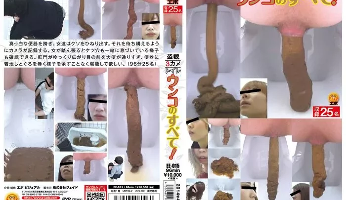 [EE-015] 盗覗3カメトイレ ウンコのすべて 2014/04/11 96分 スカトロ 盗撮
