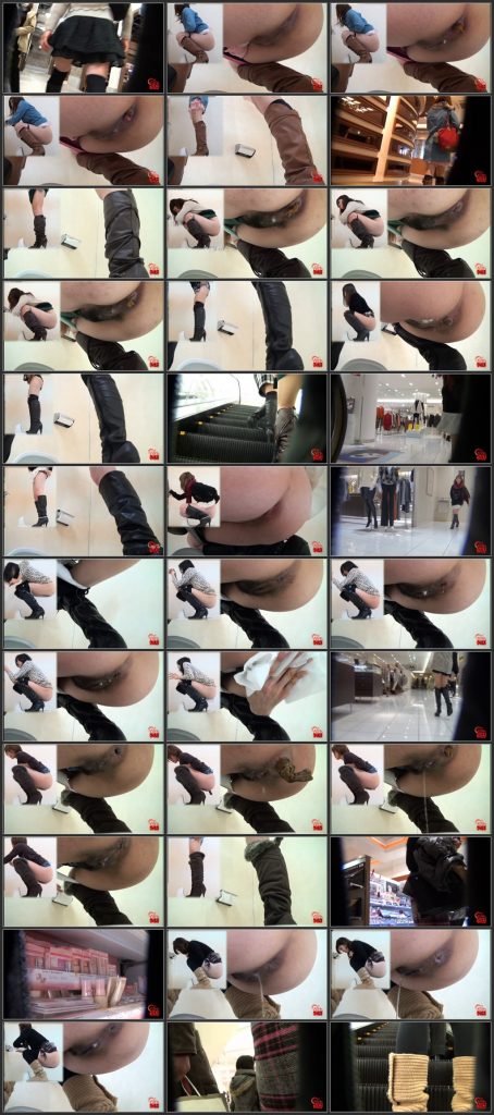 [F49-03] デパートトイレ隠撮 超ビューティフルうんこ Toilet フィルス トイレ(盗撮) 脱糞 2012/02/11