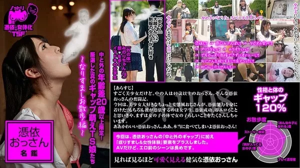 [NTTR-008] ノットリ08 憑依おっさん名鑑 中と外の年齢差20歳以上限定！厳選した真のギャップ萌えTS娘たち ～なりすましお散歩編～
