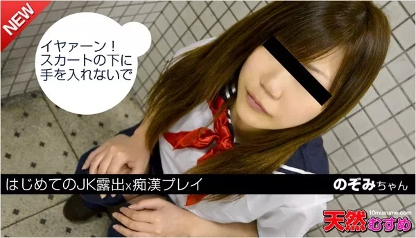 [10musume-090314_01] 天然むすめ 090314_01 制服時代～はじめてのJK露出×痴漢ごっこ～ / 浜田のぞみ