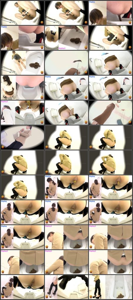[EE-360] - フロント＆バック盗撮 美しい極太うんこの女2盗撮 スカトロ スカトロ 脱糞