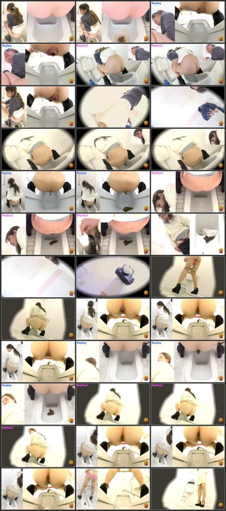 [EE-360] - フロント＆バック盗撮 美しい極太うんこの女2盗撮 スカトロ スカトロ 脱糞