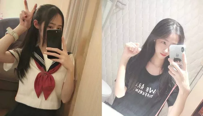 An einer bestimmten High School in Guangzhou ist ein Selfie einer 18-jährigen, super attraktiven Schülerin der Abschlussklasse aufgetaucht!