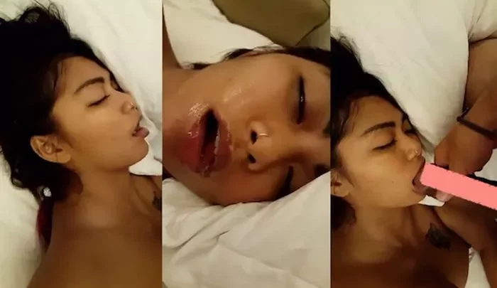 我试着用正在睡觉的女友的嘴像用TENGA一样自慰，感觉非常舒服！