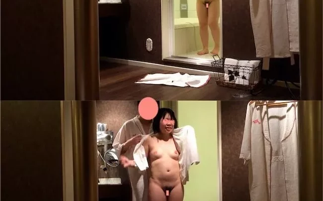 彼氏がホテルに仕掛けたカメラに映る、生々しいカップルの記録。