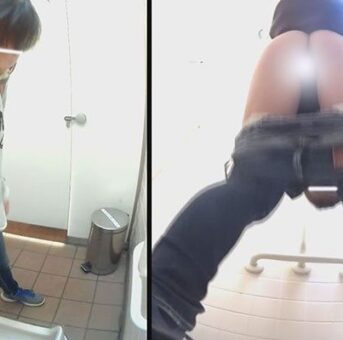 【洗面所の妖精】和式1　洗面所個室3点撮り