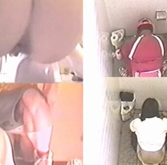(テニス部トイレ）マルチ3カメ電波盗撮