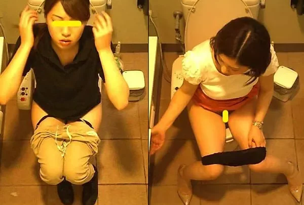 女性たちの洋式お手洗いノンストップ 1