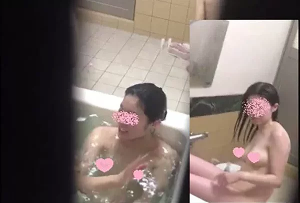 窓から巨乳胸チラ窓から複数胸チラ2点セット