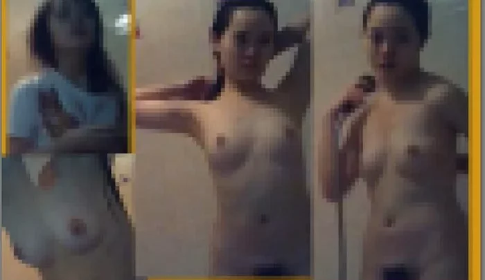 【Familieninternes Filmen】D-Cup Schwester im Badezimmer von der Umkleide bis zur Badewanne 1606