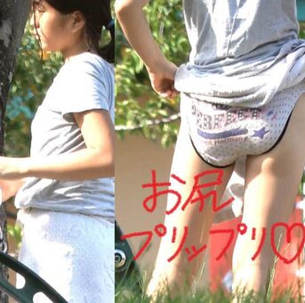 【広瀬●ず越え】天使級美少女がまさかの食い込みパンティ！！！