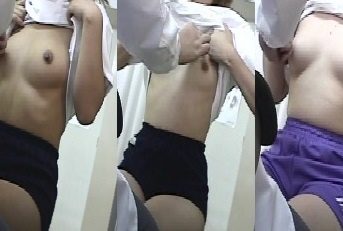 身体検査胸囲測定（C)10名