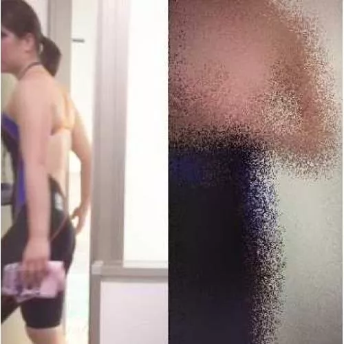 【Cクラス3人】競泳水着お着換え03