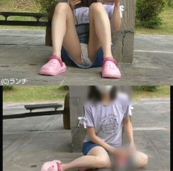 S高学年?C?【撮影バレ!!】炉利ぱんつ撮影バレました…。あわてて逃げました。ヤバイです!!