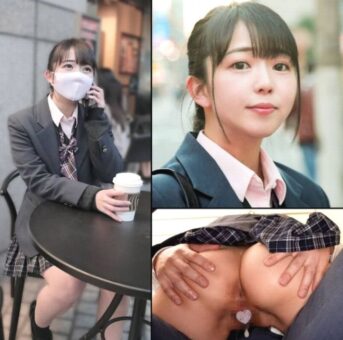 【電車痴漢 #9】《幼児体型〇リ女子●生》今にも泣きだしそうな顔で怯える女子●生の〇リマンコに囲い込み中出し痴漢