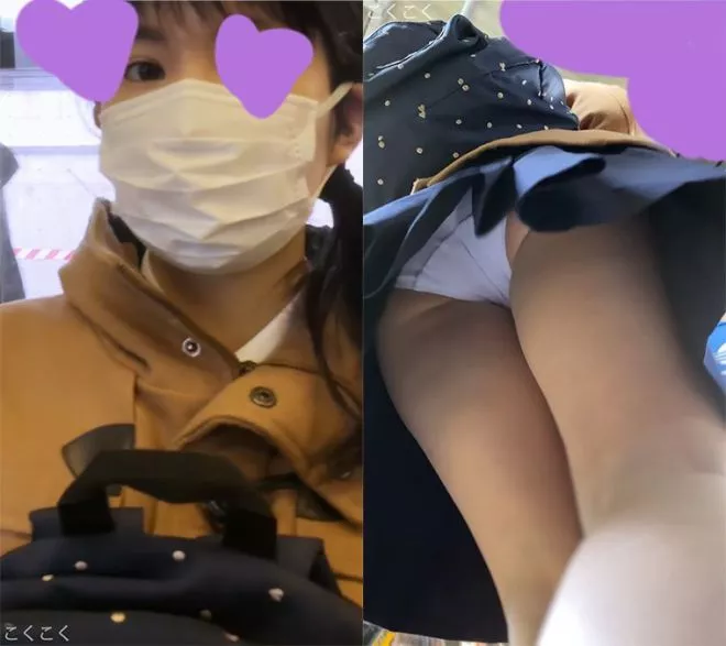 유니폼 순수 미소녀 메쿠리 라이트업