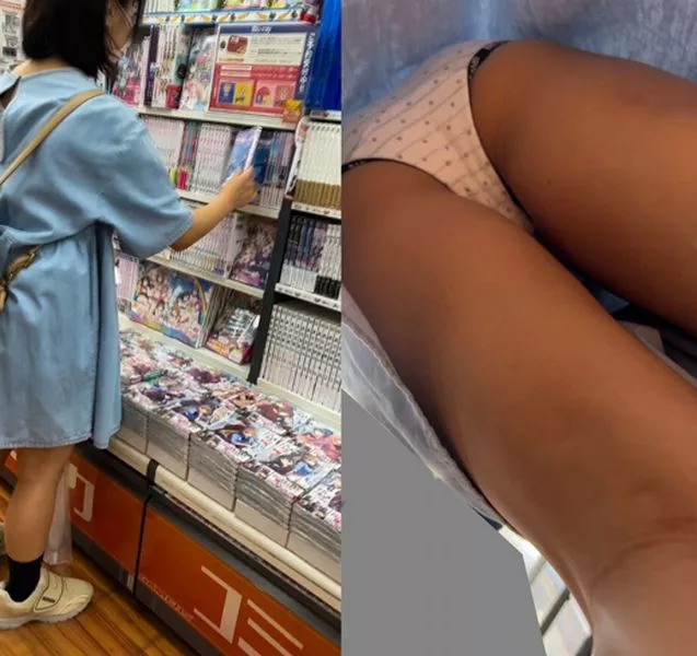 미만?! 고구마 계열 소녀의 치마 속 내용