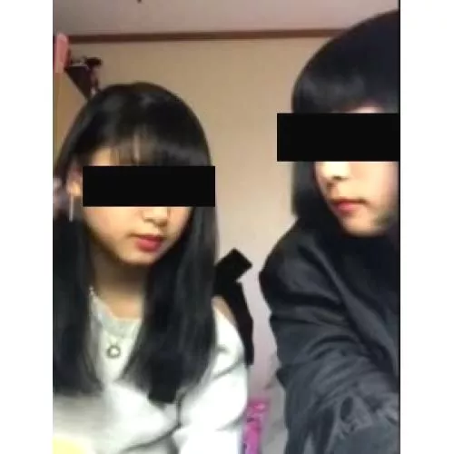 극귀여운 j〇풍 2인, 잡담하면서 둘 다 팬티가 보임, 방송풍