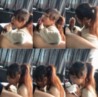 [パイパン]#2 貧乳ポニーテール専門学生の車内フェラ