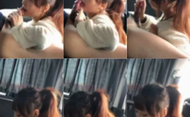 [パイパン]#2 貧乳ポニーテール専門学生の車内フェラ