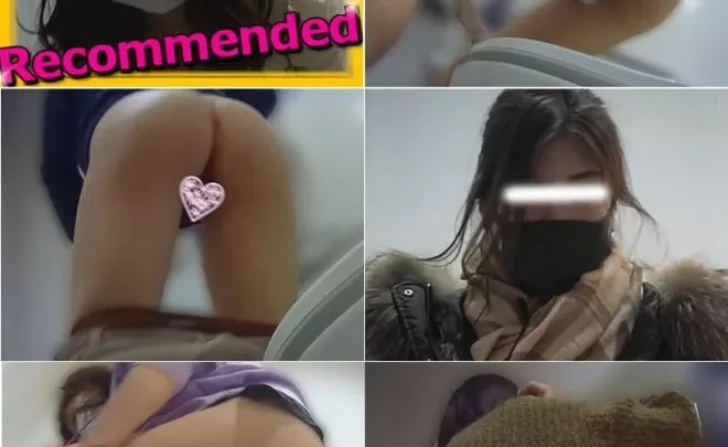 背面から美女のスジが拝めます【突撃！隣の女子トイレ②】