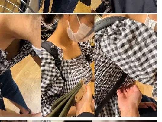 【おっぱい痴漢】爆乳おっぱいを犯しました