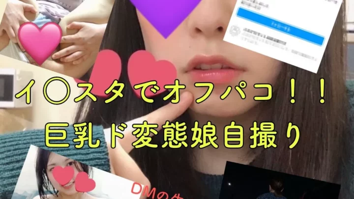 【無】【流出】イ〇スタでオフパコ！！巨乳ド変態娘自撮りまとめ