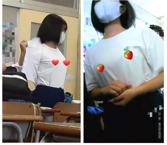 j○ロ○巨乳盗撮 透け放題