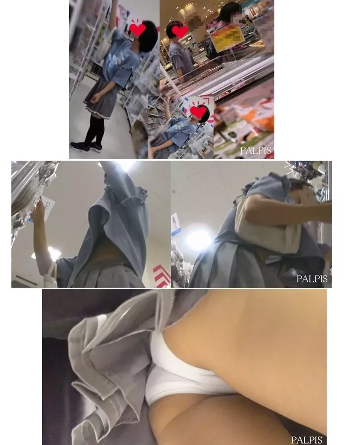 お揃いおかっぱヘアー親子のパンチラと◎◎●●
