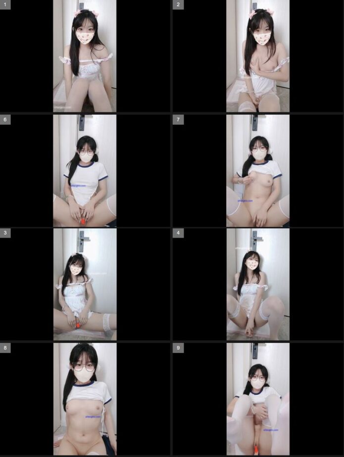 ■ 19分zip／二次元コス娘のオナで抜ける！エロカワアジアン自撮り動画