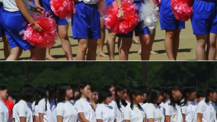 【㊙完全オリジナル㊙】セレブなJ達のチアダンス！！名門校の体育祭！！
