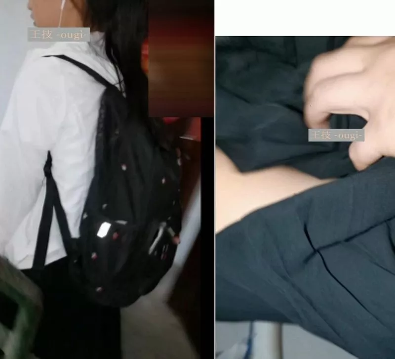 【悲鳴・叫び２名❤】JKちゃんに路上お触り❤ スカートの中を堪能❤