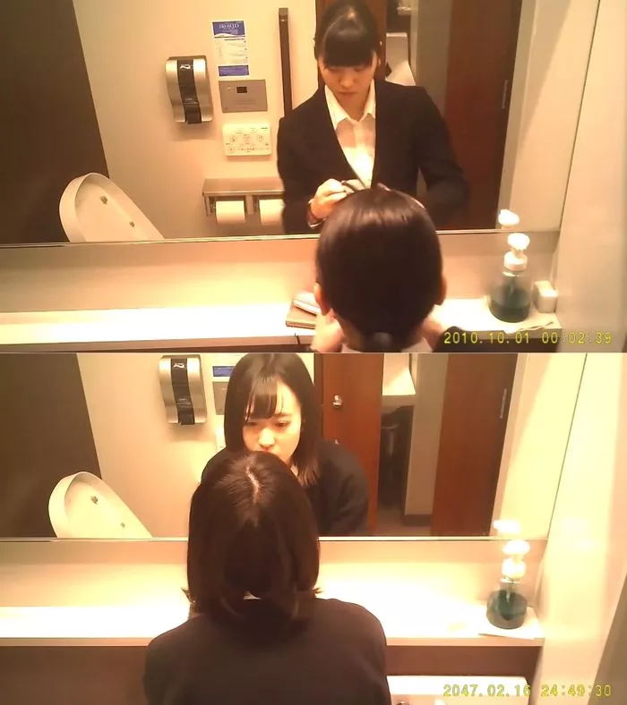 【내부에서】여성의 성기가 훤히 보이는 양식 몰래 촬영