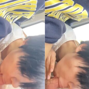 JDが車内でフェラ抜き