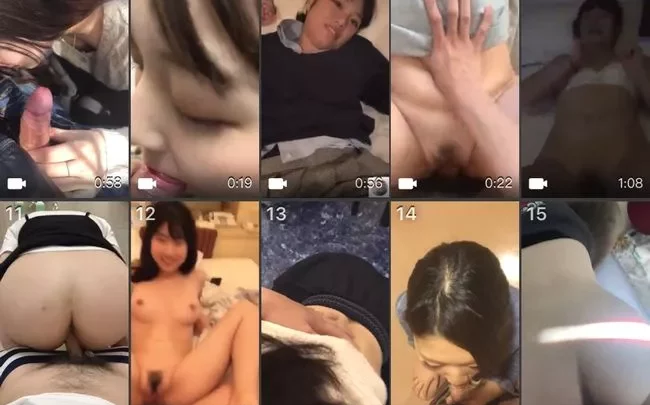 64 Minuten, Amateur-Pornovideo mit Smartphone im Hochformat, viele Aufnahmen von großen Brüsten von hinten.
