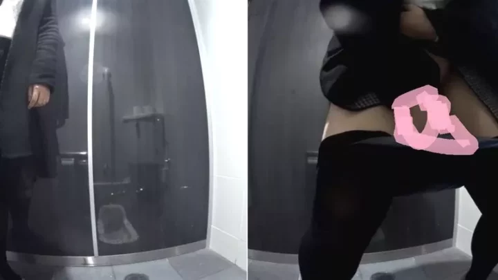 スーパー美人 vomit und das letzte blaue Chäy, oder VIP schwarze Chäy. 2 Kameras, japanische Toilette, 6 Personen, 6 Teilnehmer aufgenommen.