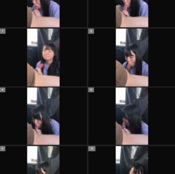 [清楚系黒髪ロング]サバサバ系女子大生の車内フェラ