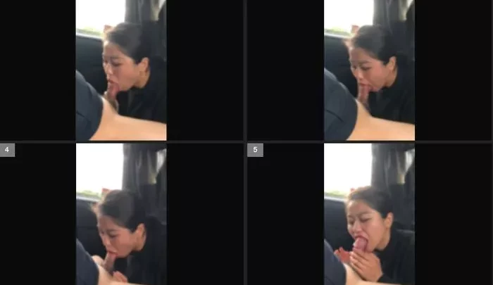 [フェラテク◎]Fellatio im Auto des Instruktors