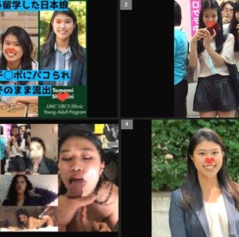 【流出】海外留学した日本娘のと◯みちゃん。デカ棒ぶちこまれてエロく仕込まれた結果、そのまま流れる【素人】
