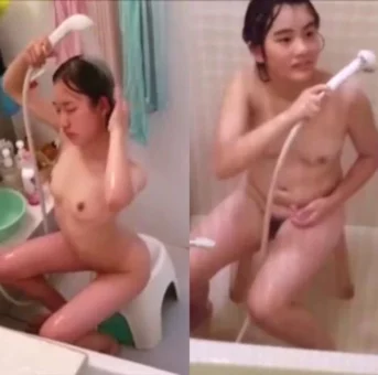 【無】お兄ちゃんの後にお風呂に入るいもうとの隠し撮り動画です。