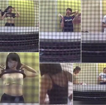 ＪＫ バトミントン部 着替え 更衣室 2回分 大胆に着替えます 81606