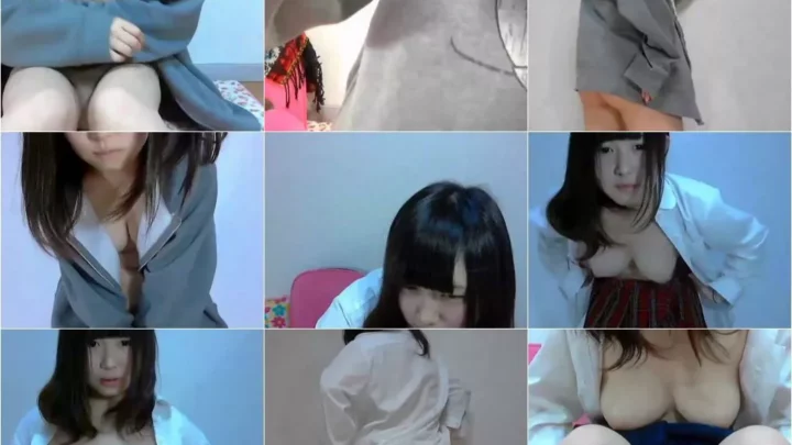 idl230 アイドル顔で美乳おっぱいのｃ女子が春休みにスマホ配信♪etc3本