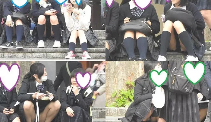 普段からＭ字パンチラ？（ＦＨＤ）お座りＫちゃん！！大変です！！パンツが見えてますよ特別編３