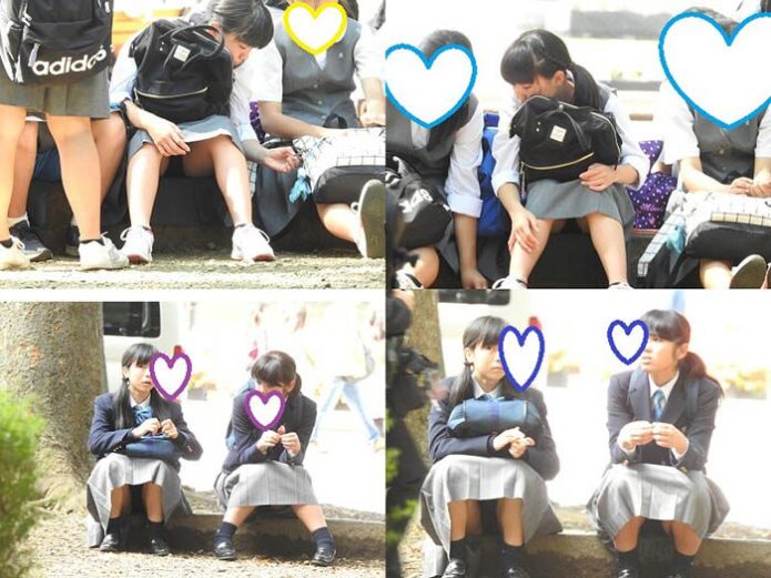 Ｗパンチラ？黒パン？見せパン？（ＦＨＤ）お座りＣちゃん！！大変です！！パンツが見えてますよ特別編４