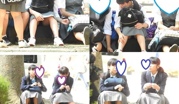 Ｗ-Panty Shot? Schwarze Unterhose? Sichtbare Unterhose? (FHD) Sitzende C-chan!! Es ist schlimm!! Die Unterhose ist sichtbar, Spezialausgabe 4