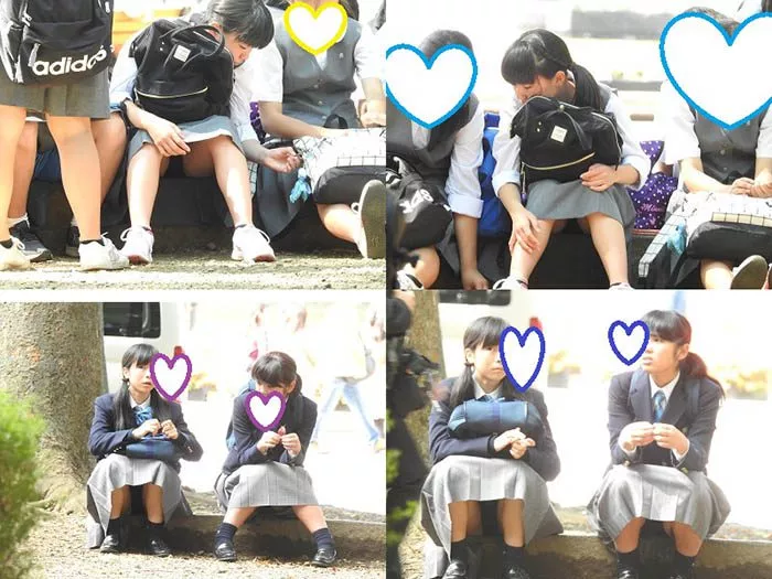 Ｗパンチラ？黒パン？見せパン？（ＦＨＤ）お座りＣちゃん！！大変です！！パンツが見えてますよ特別編４
