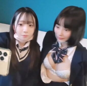 ※限定【無修正】奇跡の可愛いの美〇女 2人と夢の３P ！中出し！ 第一弾