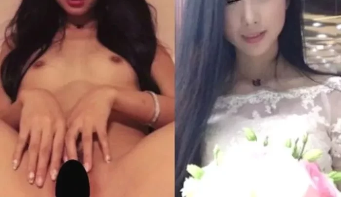 流〇シリーズ！花嫁の全裸姿のヌード姿の対比！