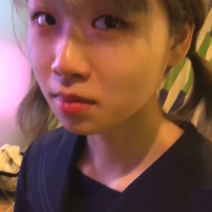 【個撮】北関東私立女子 まだあどけなさ残るメンヘラ**。我慢するもバックで理性崩壊アヘ顔