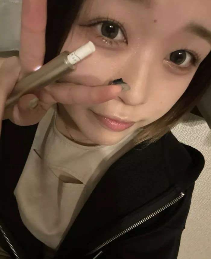 小吃店員的自拍